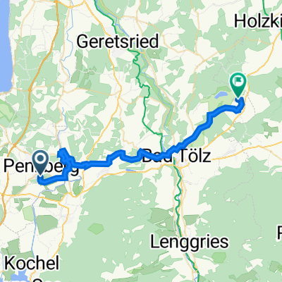 Penzberg  - Kloster/ Reutberg und Retour