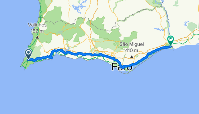 EN 125 Lés a Lés (Vila do Bispo-Vila Real de Santo António)