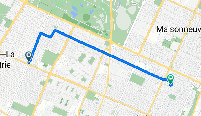 3269 Rue Masson, Montréal à 3885 Rue la Fontaine, Montréal