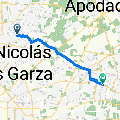 De Melchor Ocampo 224a, San Nicolás de los Garza a Avenida Balcones de San Miguel SN-C SUPER 7, Guadalupe