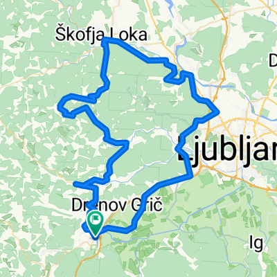 Tura čez Polhograjce od Vrhnike do Medvod in nazaj
