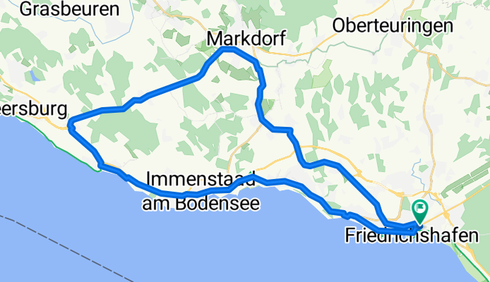 Paulinenstraße 28, Friedrichshafen nach Paulinenstraße 28, Friedrichshafen