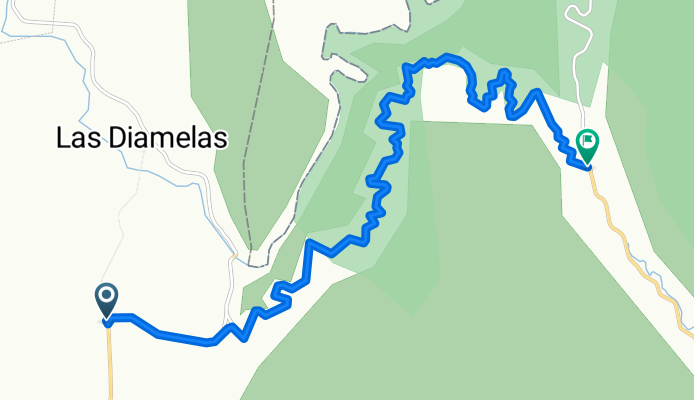 Desvio de Ruta 1 hasta Control Caminera fin de Cuesta de Singuil