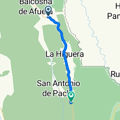 Puente Balcozna a Ingreso a San Antonio
