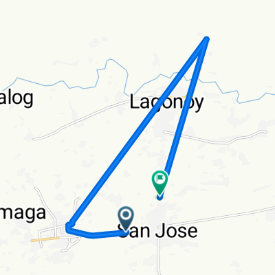 Governor Jose T. Fuentebella National Highway, San Jose to Governor Jose T. Fuentebella National Highway 140, San Jose