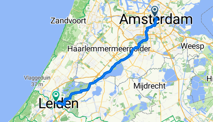 Vinkenstraat 55A, Amsterdam to Bargelaan, Leiden