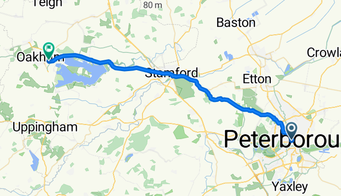 34–50 Station Road, Peterborough to 5 Sculthorpe Close, Oakham