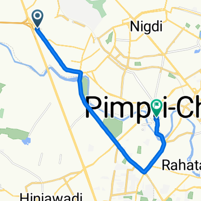 Kiwale, Pimpri-Chinchwad to Kalewadi Road, Pune