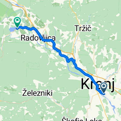 Kranj-Radovljica-Bled