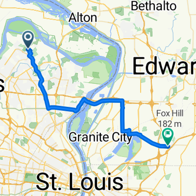 4216 Corrales Dr, Florissant to 104 United Dr, Collinsville