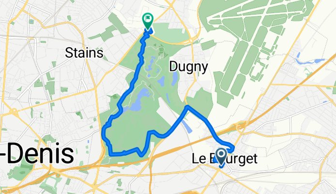 55–59 Avenue de la Division Leclerc, Le Bourget à 10 Rue Marcel Cerdan, Garges-lès-Gonesse