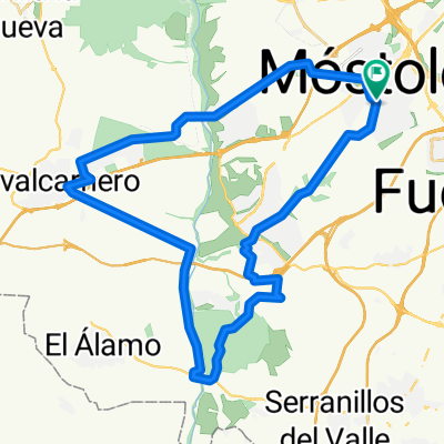 Móstoles - Batres - Navalcarnero - Colonia Guadarrama - Móstoles