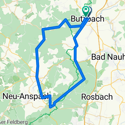   Taunes rund fahrt