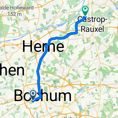 Helenenstraße 16, Bochum nach Kekulestraße 30, Castrop-Rauxel