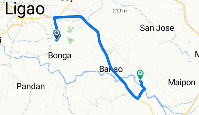 Bambusetum Park, Ligao to 6H5M+VV2, Guinobatan