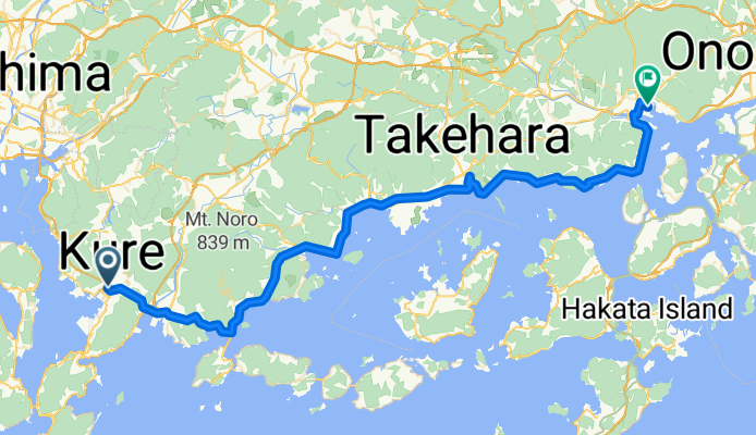 GW 22 Day 4 Plan B - Sazanami Kaido Cycling Road
