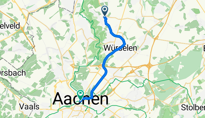 Nellessenstraße 37, Würselen nach Markt 40, Aachen