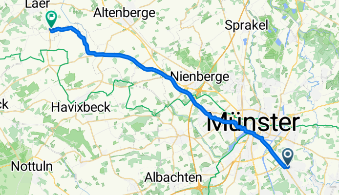 Anton-Knubel-Weg 15, Münster nach Borghof 11, Laer