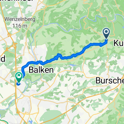 Solinger Straße 15, Leichlingen (Rheinland) nach Gebhardstraße 9, Leverkusen