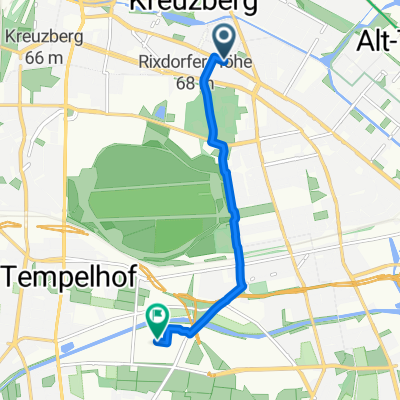 Urbanstraße 41, Berlin nach Industriestraße 11, Berlin