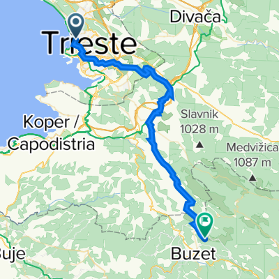Trst Hrpelje Buzet