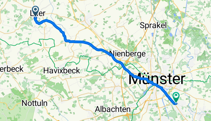 Bammeltring 4, Laer nach Anton-Knubel-Weg 15, Münster