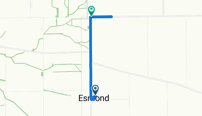 623 Van Horne Ave, Esmond to 301–449 Base line Rd, Esmond