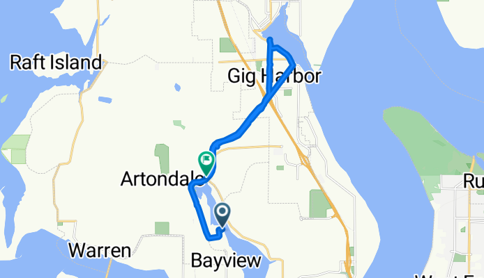 3223 White Cloud Ave NW, Gig Harbor to 4829 56th Ave NW, Gig Harbor