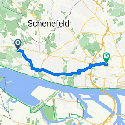 Sülldorfer Mühlenweg 32H, Hamburg nach Bornkampsweg 4, Hamburg