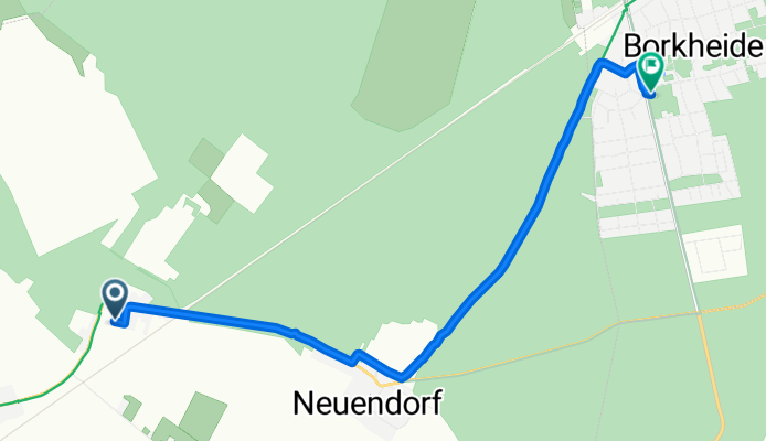 Beelitzer Straße 31D, Brück nach Friedrich-Engels-Straße 55, Borkheide
