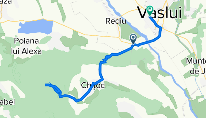 DN2F 40 to Strada Traian 283, Vaslui