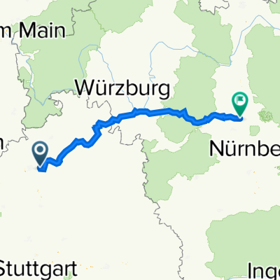 Ginsterweg 5, Billigheim nach Moosweg 22, Erlangen