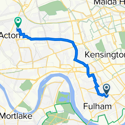 512A Fulham Road, London to 10 Maldon Road, London