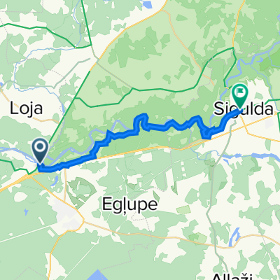 Mežtaka  - section 4, Rāmkalni - Sigulda - Mežtaka  - section 4, Rāmkalni - Sigulda