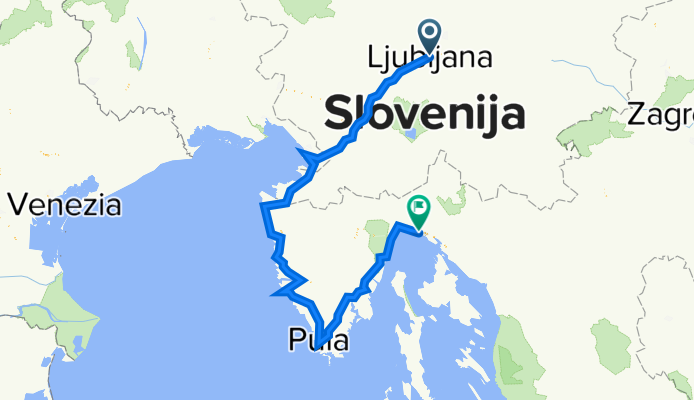 Slovenska cesta 58 do Rijeka