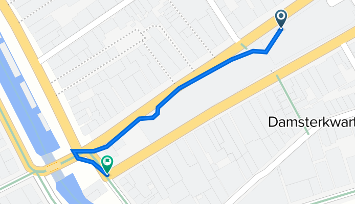 Damsterplein 1, Groningen to Damsterdiep 1–37, Groningen