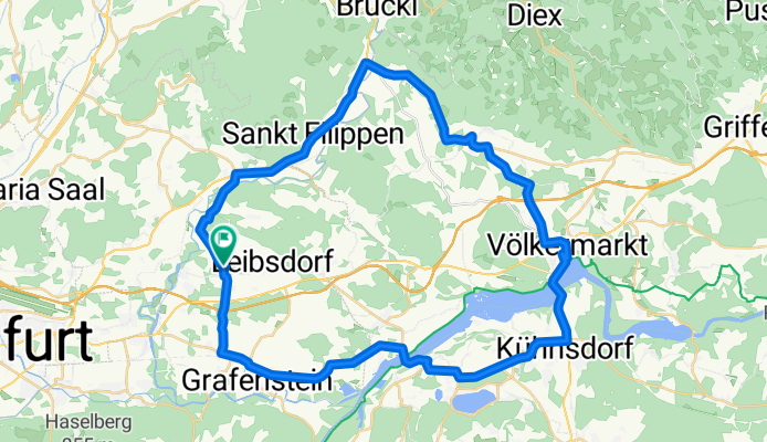 Poggersdorf - Völkermarkt - St. Kanzian - Poggersdorf