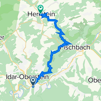 01. Etappe Hildegard von Bingen Pilgerwanderweg: Idar-Oberstein - Herrstein