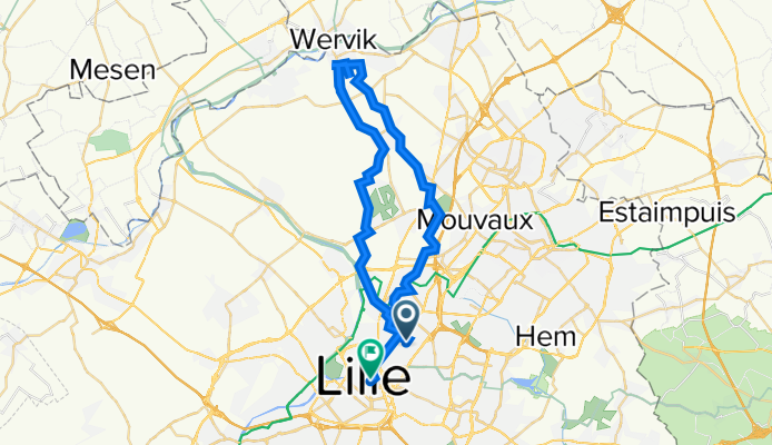 De Rue de Valmy 9, Marcq-en-Barœul à Rue du Priez 12, Lille