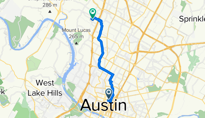 Congress Avenue 1501, Austin to Village Center Drive 7015, Austin