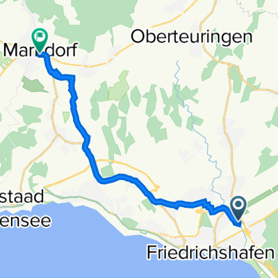 Flugplatzstraße 25, Friedrichshafen a Ravensburger Straße 26, Markdorf