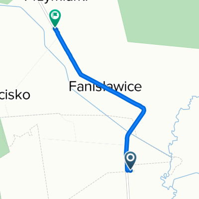 Ruda Zajączkowska 170, Łopuszno do Fanisławice 154, Fanisławice