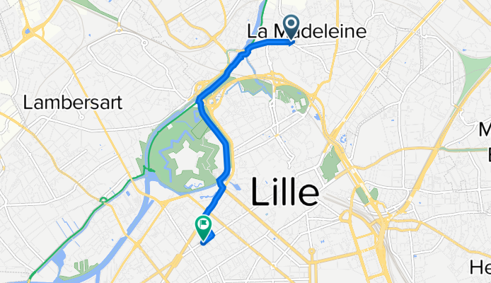 102 Allée du Riez, La Madeleine à 243 Rue Nationale, Lille