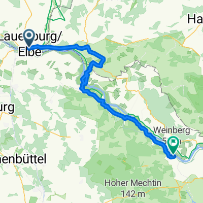 Elbe-Radweg  Lauenburg-Hitzacker