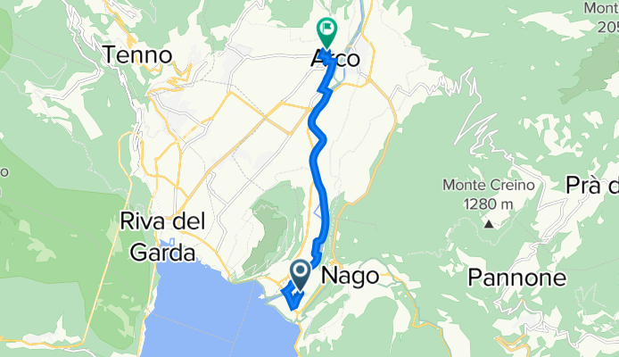 Day 6 - Torbole to Arco (Pace 1954)