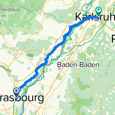 Strasbourg nach Karlsruhe
