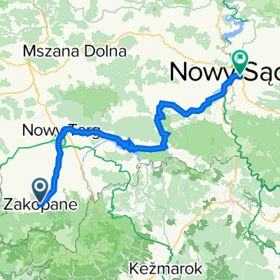 Nowotarska 19, Zakopane do Librantowa