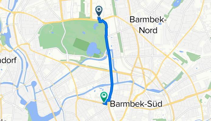 Caracasweg, Hamburg nach Weidestraße 118A, Hamburg