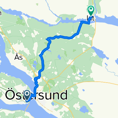 Fornborgsvägen 11, Frösön to Norrgårdsvägen 9A, Lit