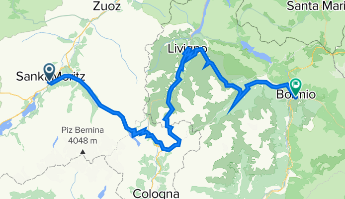 Dag 3 St Moritz Bormio via Livigno